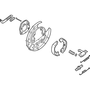 2008 Kia Rondo Parking Brake Shoe - 582501D000