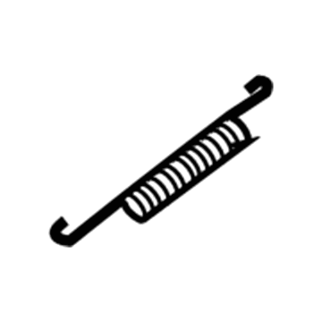 Kia 582681D000 Spring-Shoe Return