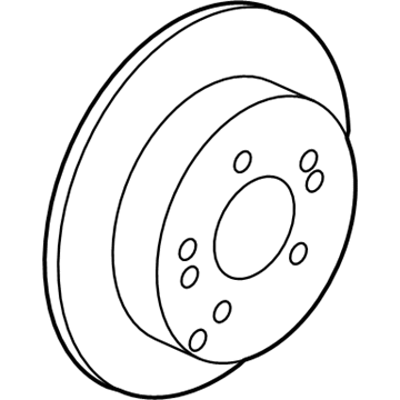 Kia Rondo Brake Disc - 584111D000