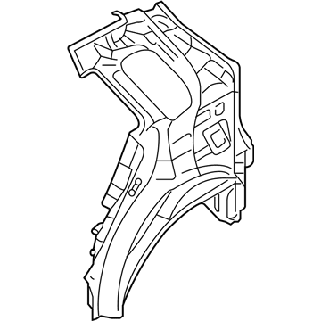 Kia 716012F210 Panel Assembly-Quarter Inner