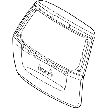 Kia 737004D091 Panel Assembly-Tail Gate