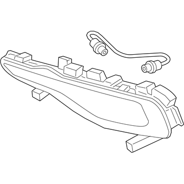 Kia 922013T220 Front Fog & Daytime Running Lamp Assembly, Left