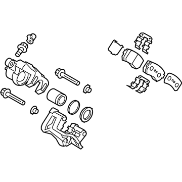 2018 Kia Sportage Brake Caliper - 58210D3000