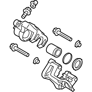 Kia 58311D9A75 Caliper Kit-Rear Brake