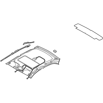 Kia 854012F53087 Headlining Assembly