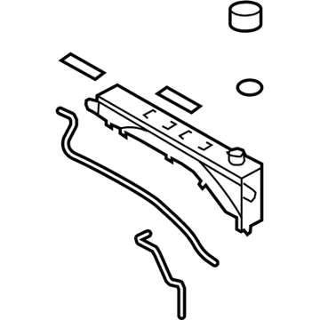 Kia 254303E930 Radiator Reservoir Tank Assembly