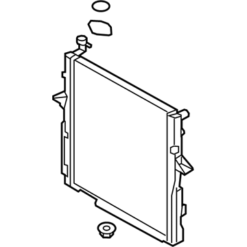 2008 Kia Sorento Radiator - 253103E930