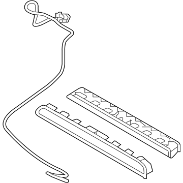 Kia 92700D4150 Lamp Assembly-High Mounted Stop