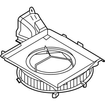 Kia 97114K0000 Case-Blower,UPR