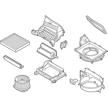 Kia 97100K0040 Blower Unit