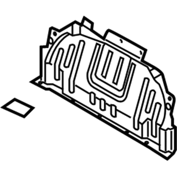 Kia 857203F000LK Trim Assembly-Luggage Partition