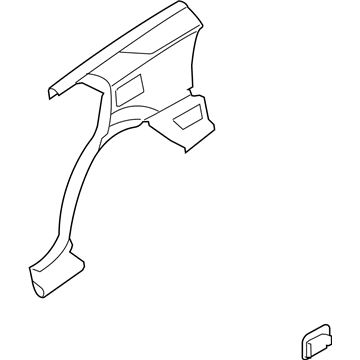 Kia 695113E110 Fuel Filler Door Assembly