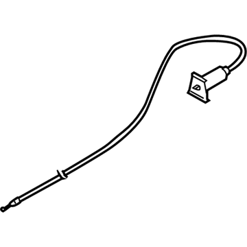 Kia 815901F000 Catch & Cable Assembly-F
