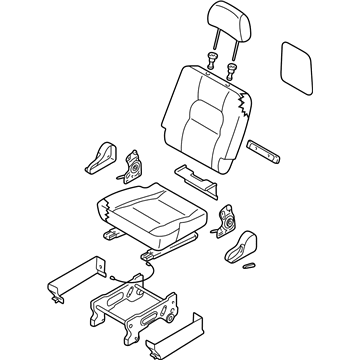 Kia 4K52Y57550CBT6 Seat-Rear 2ND,RH