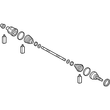2021 Kia Stinger Axle Shaft - 49500J5300