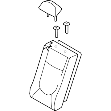 Kia 893012F701193 Back Assembly-Rear Seat LH