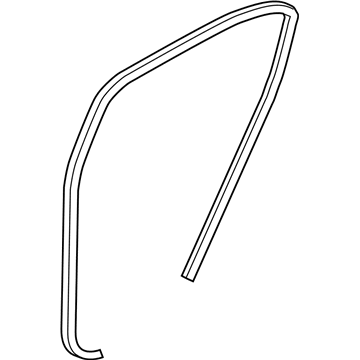 Kia 831201W001 WEATHERSTRIP-Rear Door Body Side