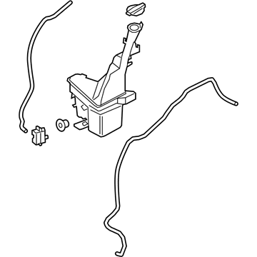 Kia 98610K0000 Reservoir & Pump Assembly