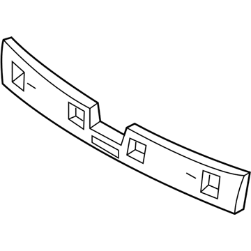 Kia 866201U210 ABSORBER-Rear Bumper