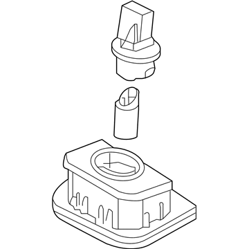 Kia 92501D4000 Lamp Assembly-License Plate