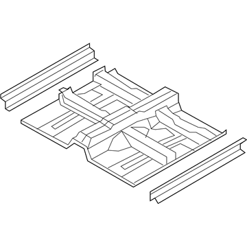 2007 Kia Rondo Floor Pan - 651001D200