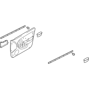 Kia 1K2AA68420X3 Trim Assembly-Front Door