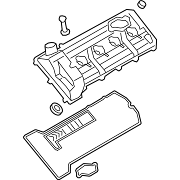 Kia 224203F400 Cover Assembly-Rocker RH