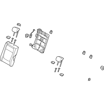 Kia 89400H9010SKA Back Assembly-Rear Seat RH