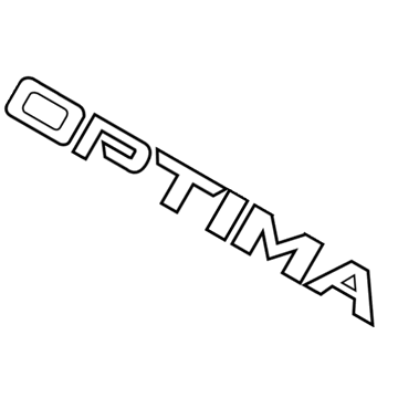 Kia 86310D4100 Optima-Emblem