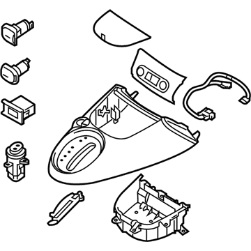 Kia 84650E4150B2W Cover Assembly-Console U