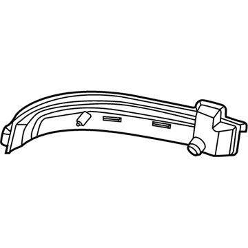 Kia 87614K0000 Lamp Assembly-Outside Mi