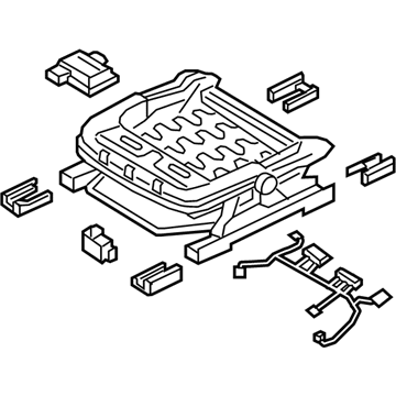 Kia 88600D4411 Track Assembly-RH