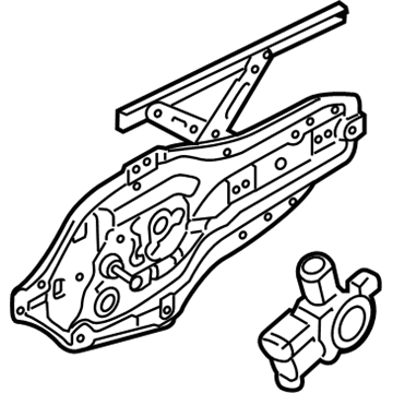 2012 Kia Forte Koup Window Regulator - 824021M010