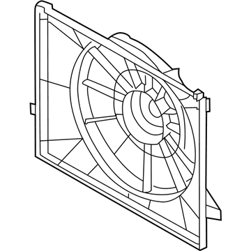 2013 Kia Optima Hybrid Fan Shroud - 253504R280