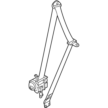 Kia 888102T510UP Front Seat Belt Assembly Left