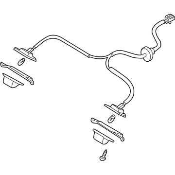 Kia 0K2N351270 Lamp-License