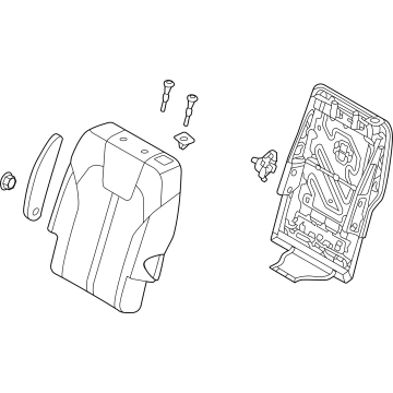 Kia 89400R5141MTH BACK ASSY-RR SEAT RH