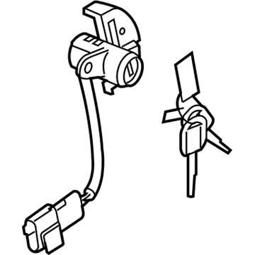 Kia 819701GD00 Door Key Sub Set, Left