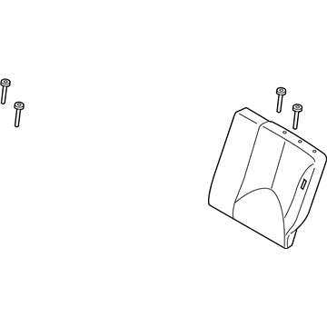 Kia 893001G560281 Back Assembly-Rear Seat LH