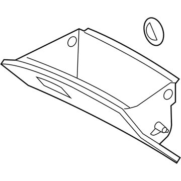 Kia 845102T001VA Housing Assembly-Glove Box