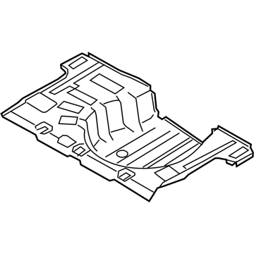 Kia 655131W010 Panel Assembly-Rear Floor