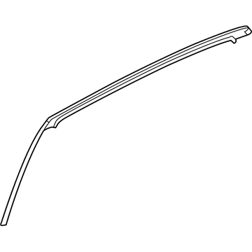 Kia 831602T000 WEATHERSTRIP Assembly-Rear Door Upper