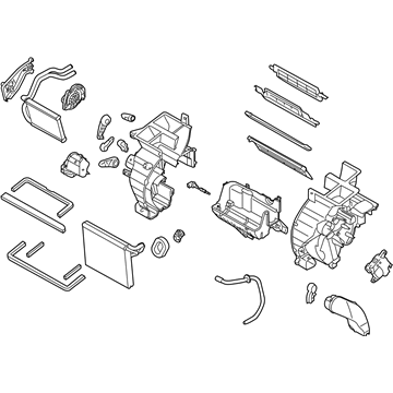 Kia 972051M040 Heater & EVAPORATOR