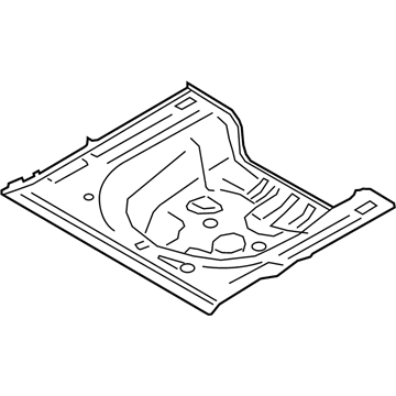 Kia 65513M6200 Panel Assembly-Rear FLOO