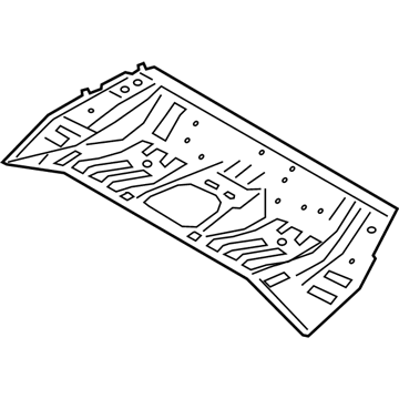 Kia 65511M7000 Panel Assembly-Rear FLOO