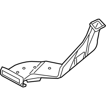 Kia 973603M000 Duct-Rear Heating,LH