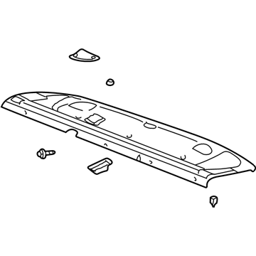 Kia 856103C300GJ Trim Assembly-Package Tray