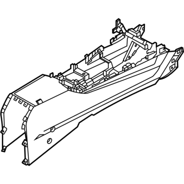 Kia 84610F6AA0BLW Console Assembly-Floor