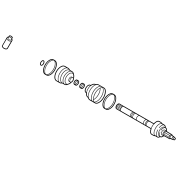 Kia Rio CV Joint - KK38822510