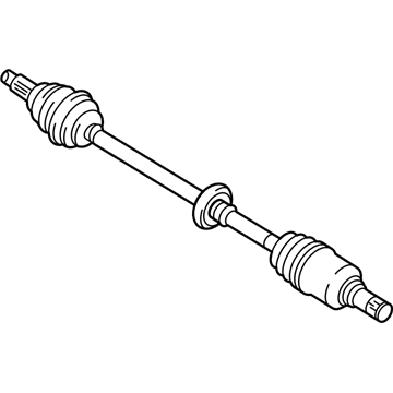 Kia 1K30F2540XA Shaft Assembly-Drive, RH